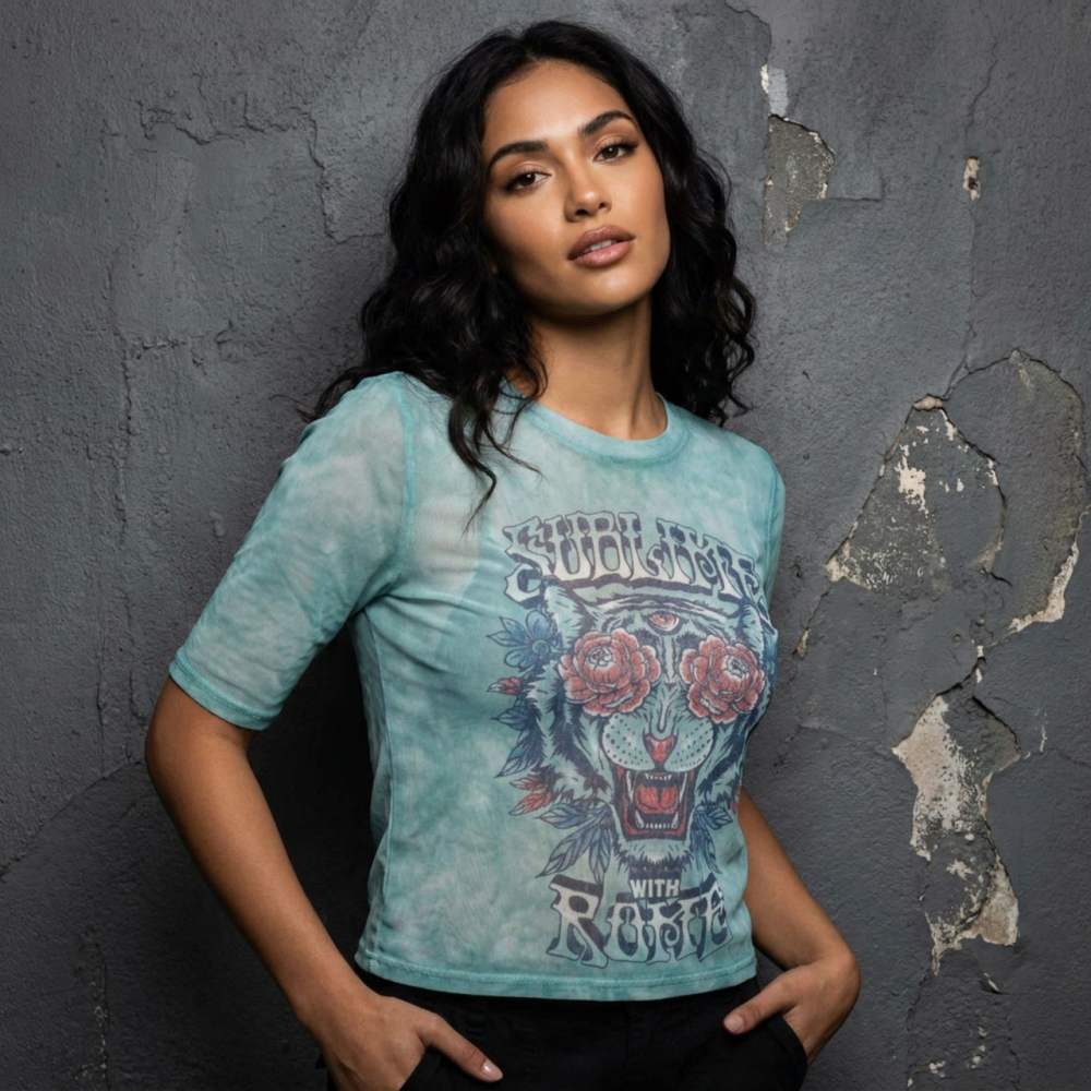Sublime - With Rome Crop top - Blue